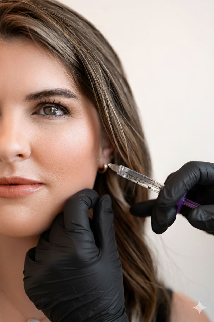 Radiesse injection to cheek in Arnprior Ontario