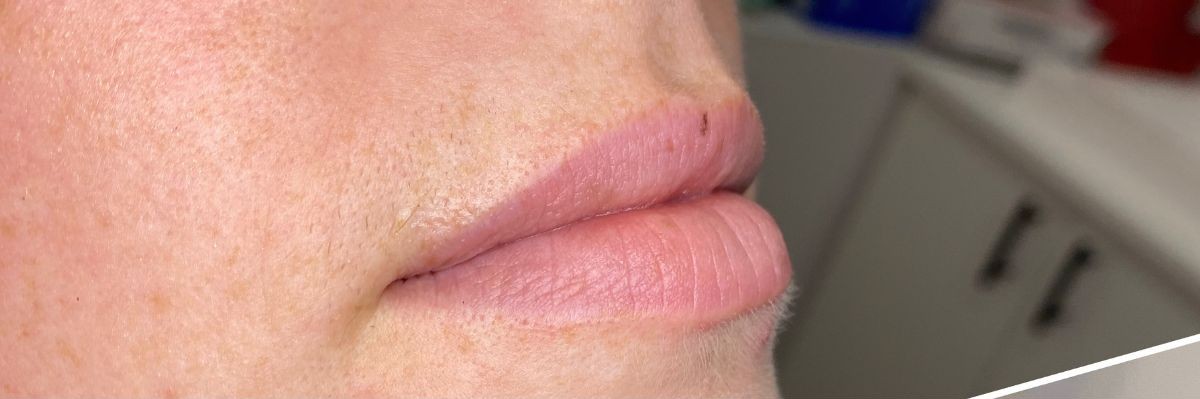 Lip filler before at Arnprior Med Spa